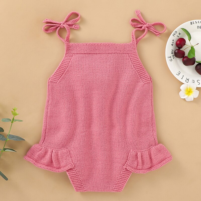 Romper Baby Tricô Cerejinha