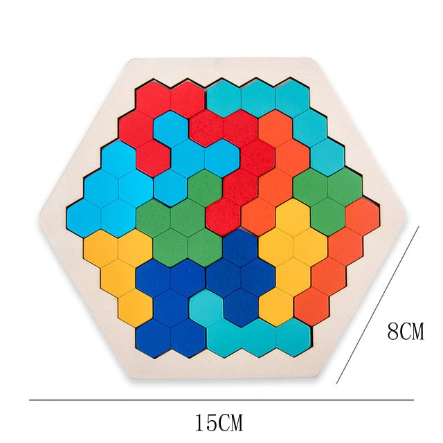 Quebra Cabeça Geométrico Infantil