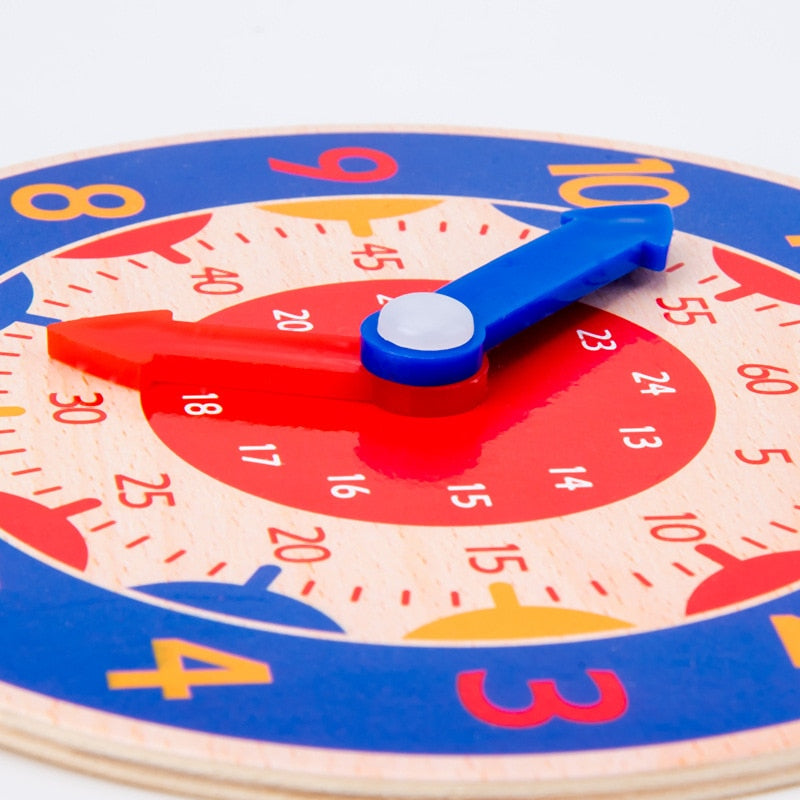 Quebra Cabeça Relógio Aprendendo As Horas Infantil 16 Peças