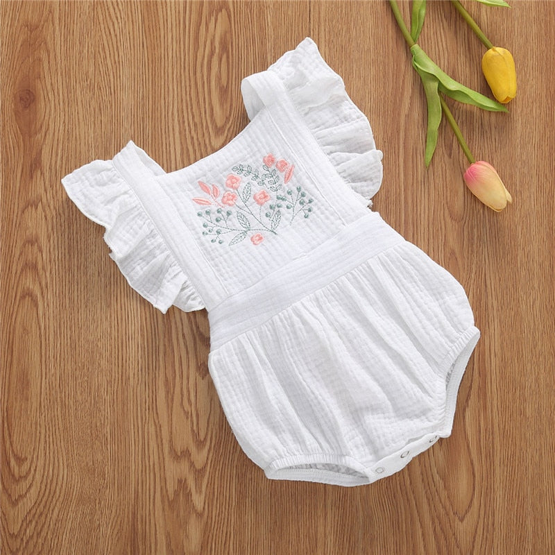 Romper Bordado Flowers