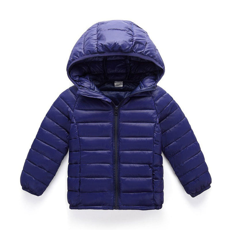 Jaqueta Puffer Infantil Feminino Masculino Com Capuz