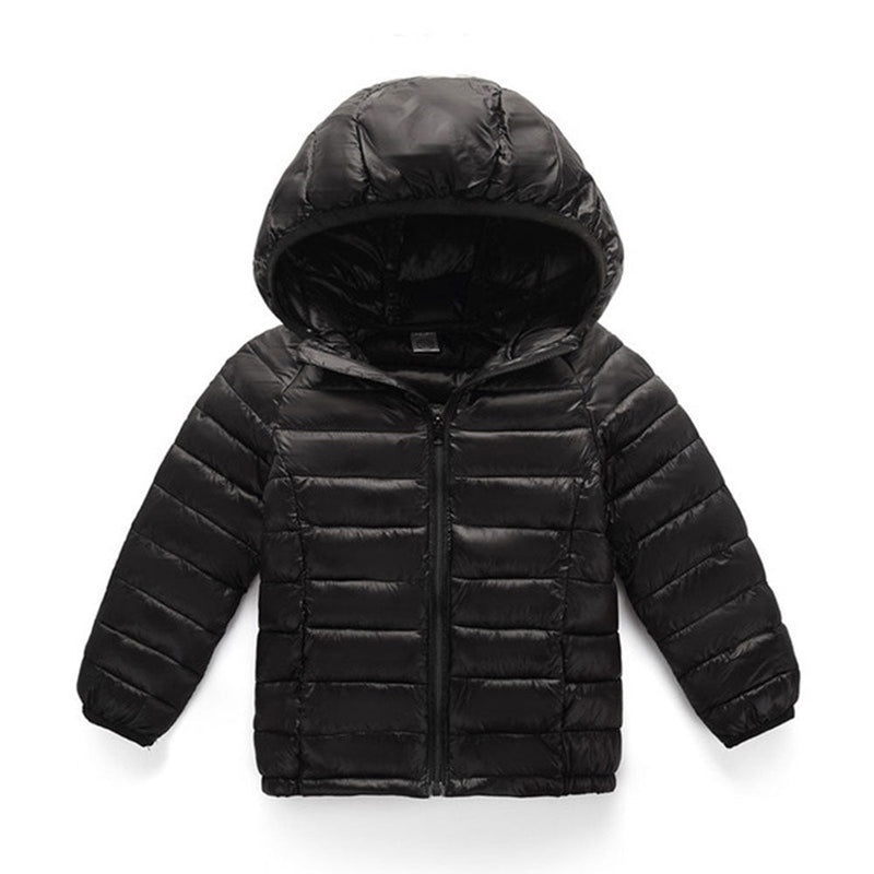 Jaqueta Puffer Infantil Feminino Masculino Com Capuz