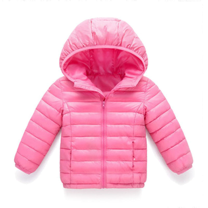 Jaqueta Puffer Infantil Feminino Masculino Com Capuz