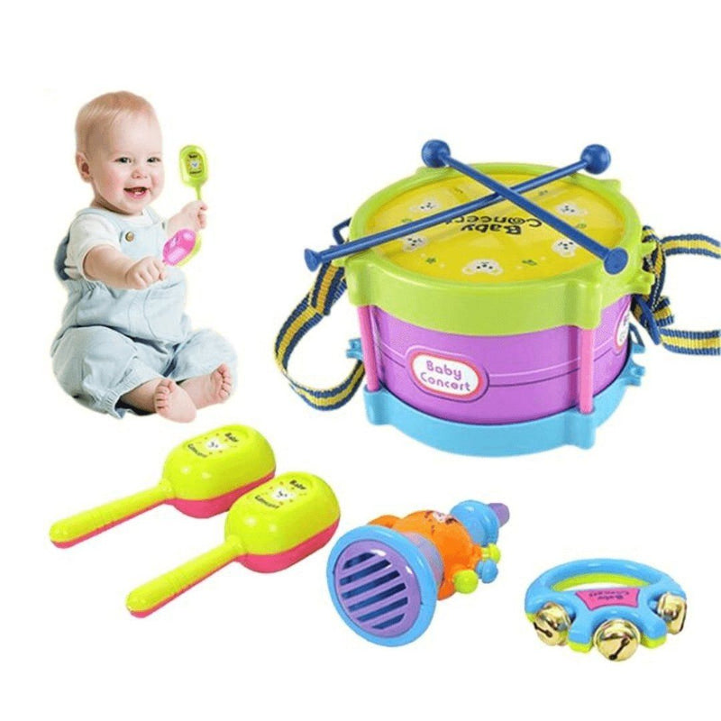 Baby Concert - Kit com 5 Instrumentos Musicais Infantis