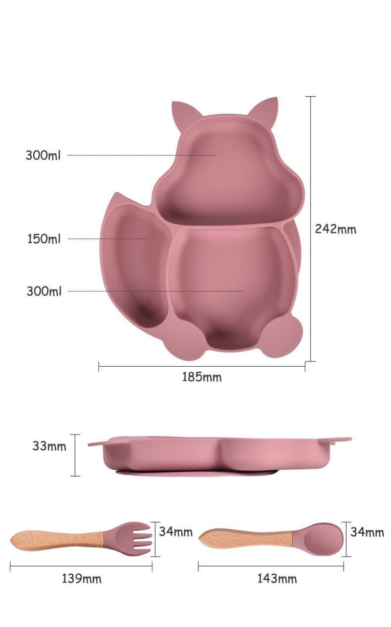 Kit De Alimentação Em Silicone 3 Peças