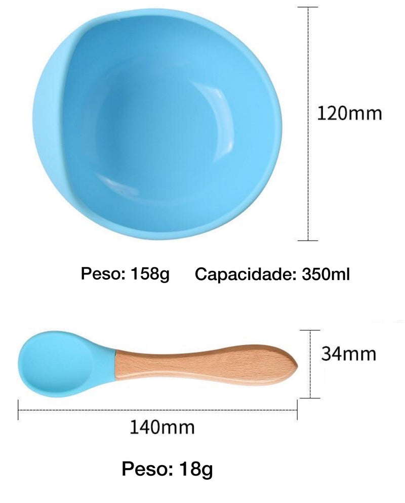 Kit Silicone 8 Peças Para Alimentação