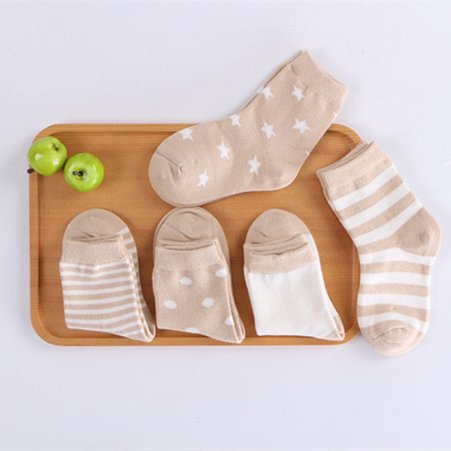 Kit Meia Infantil Confort - 5 Pares