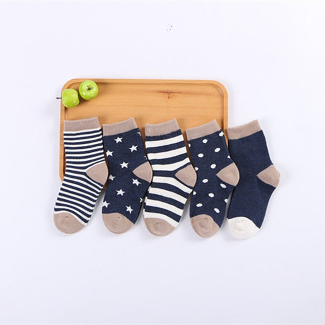 Kit Meia Infantil Confort - 5 Pares