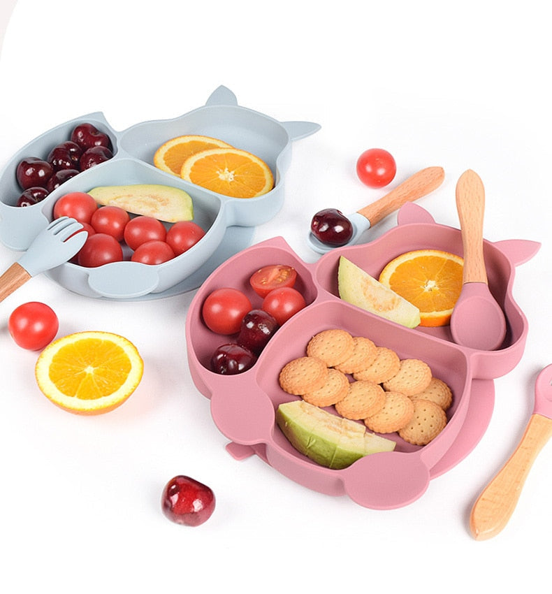 Kit De Alimentação Em Silicone 3 Peças