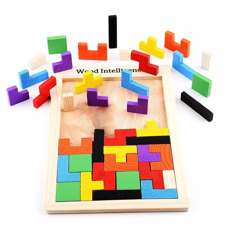 Tetris de Madeira Montessori