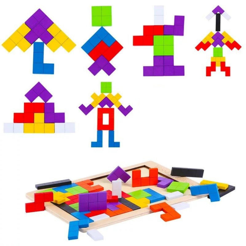 Tetris de Madeira Montessori